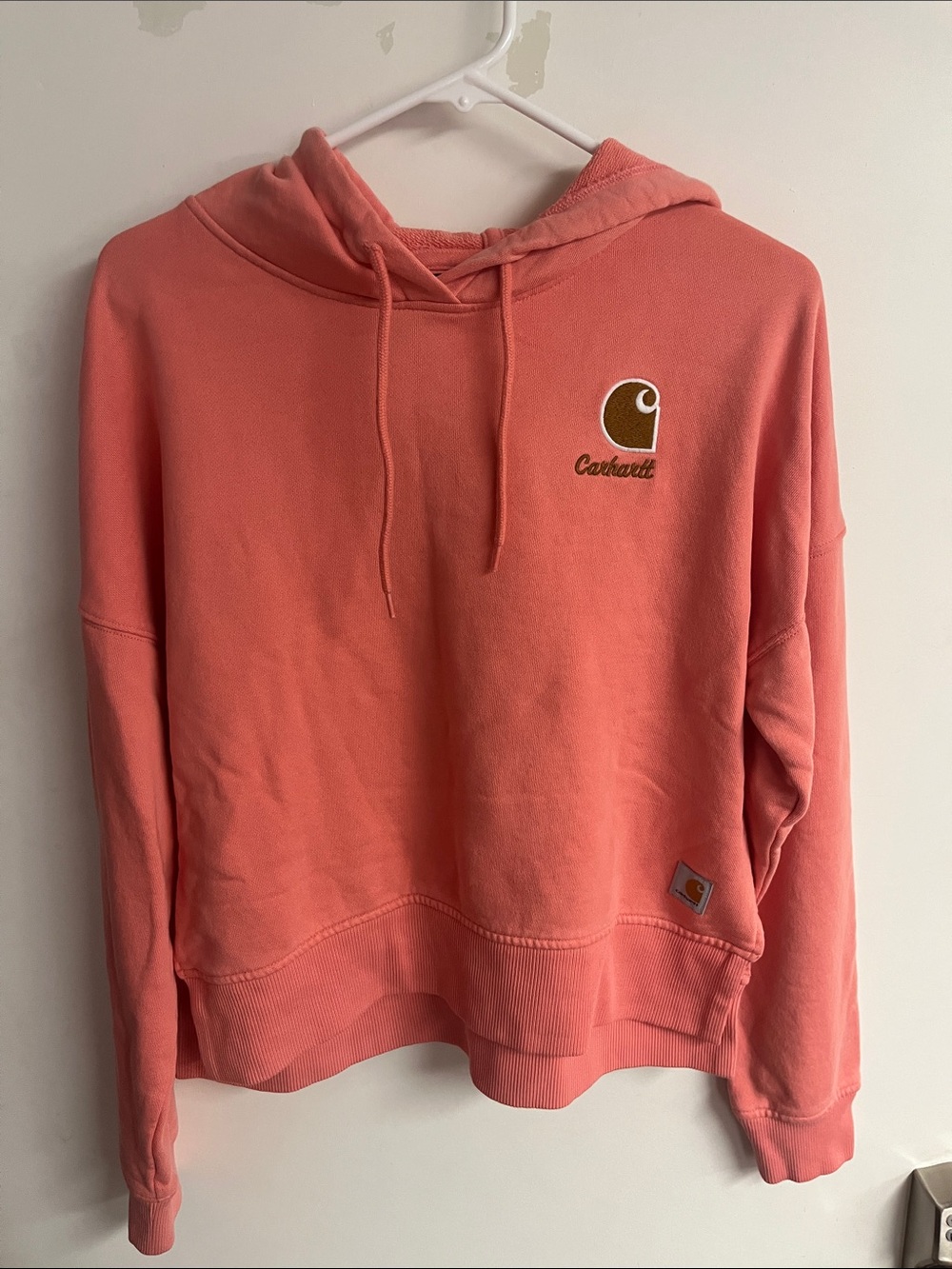 Carhartt Coral Pink Hooded Sweatshirt